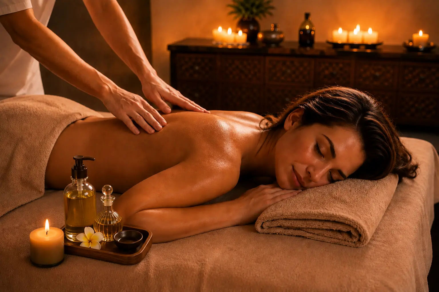 Thai oil massage treatment at SALA Thai Massage
