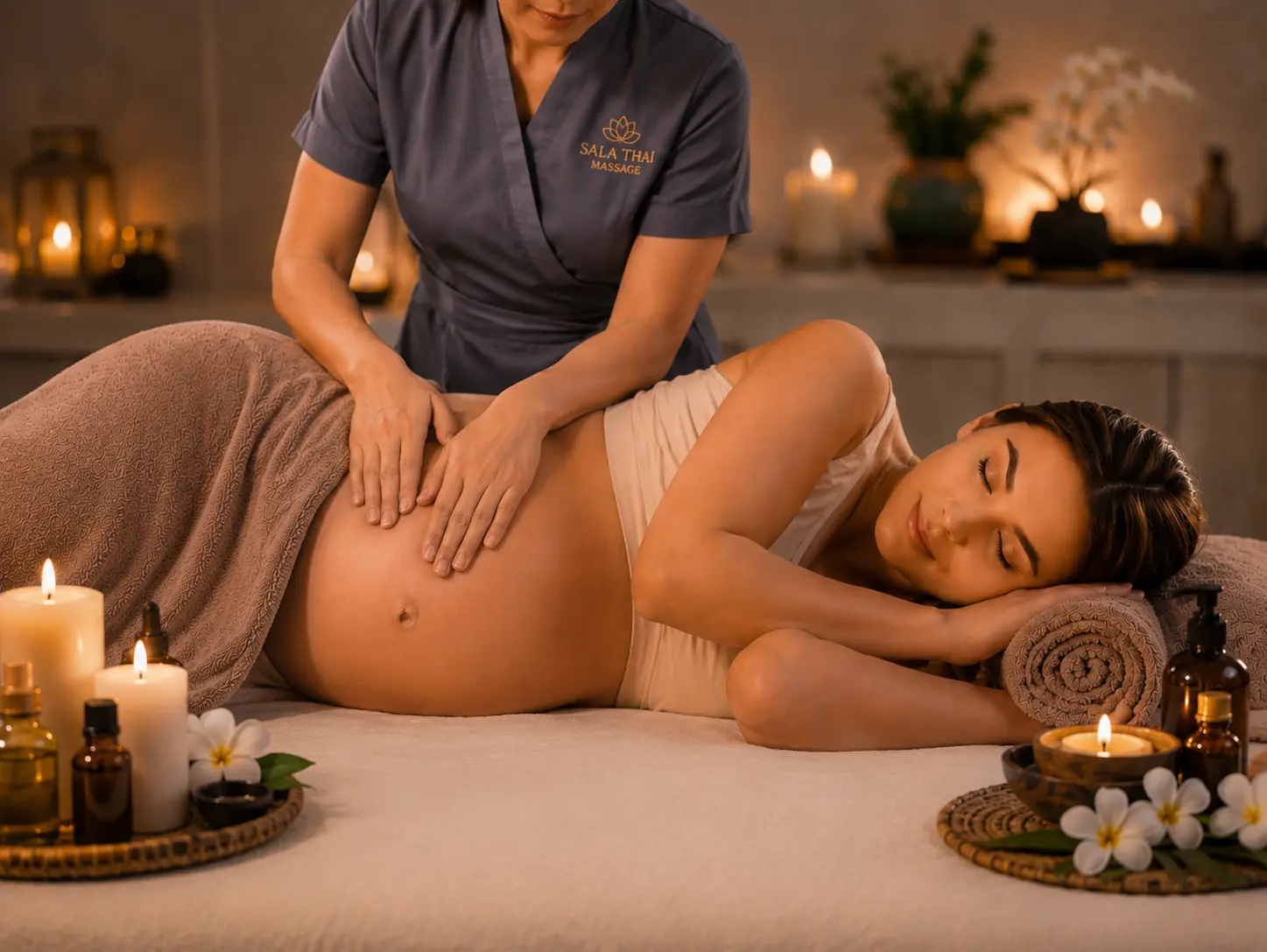 Pregnancy wellness massage for expecting mothers in Takapuna